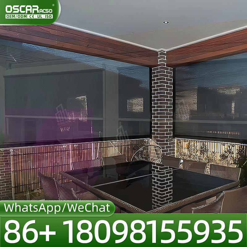 야외용 배터리 구동 스마트 제어 시스템 - 전동 커튼  - Outdoor Power Roller Shades 리뷰 및 가격