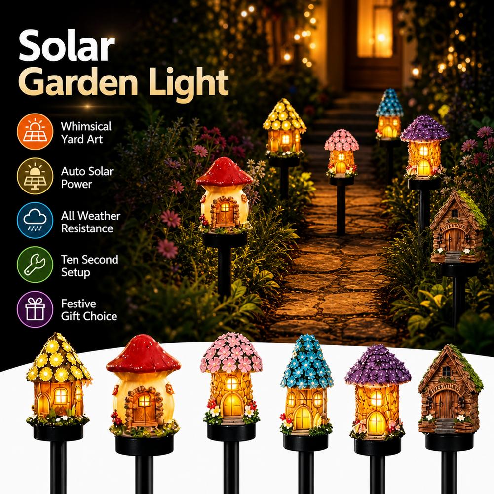 LED 태양광 잔디등 다용도 미니어처 요정집 태양열 야 - Outdoor Power For Christmas Lights 리뷰 및 가격