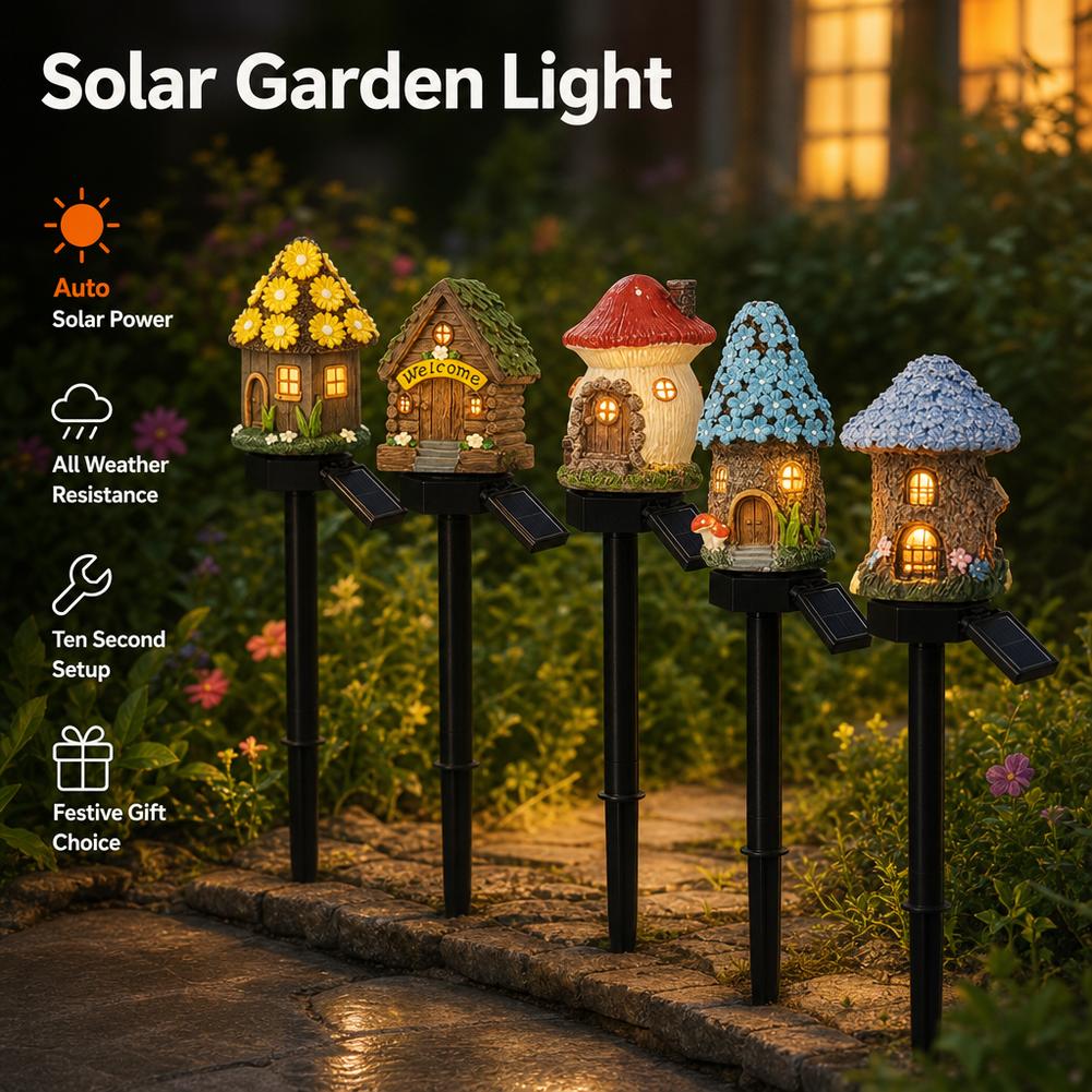 LED 태양광 잔디등 다용도 미니어처 요정집 태양열 야 - Outdoor Power For Christmas Lights 리뷰 및 가격