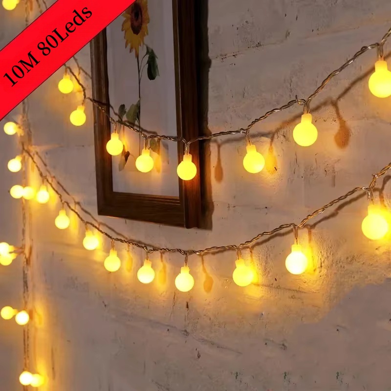 USB/배터리 전원 스트링 조명 글로브 스트링 조명 방 - Outdoor Power For Christmas Lights 리뷰 및 가격