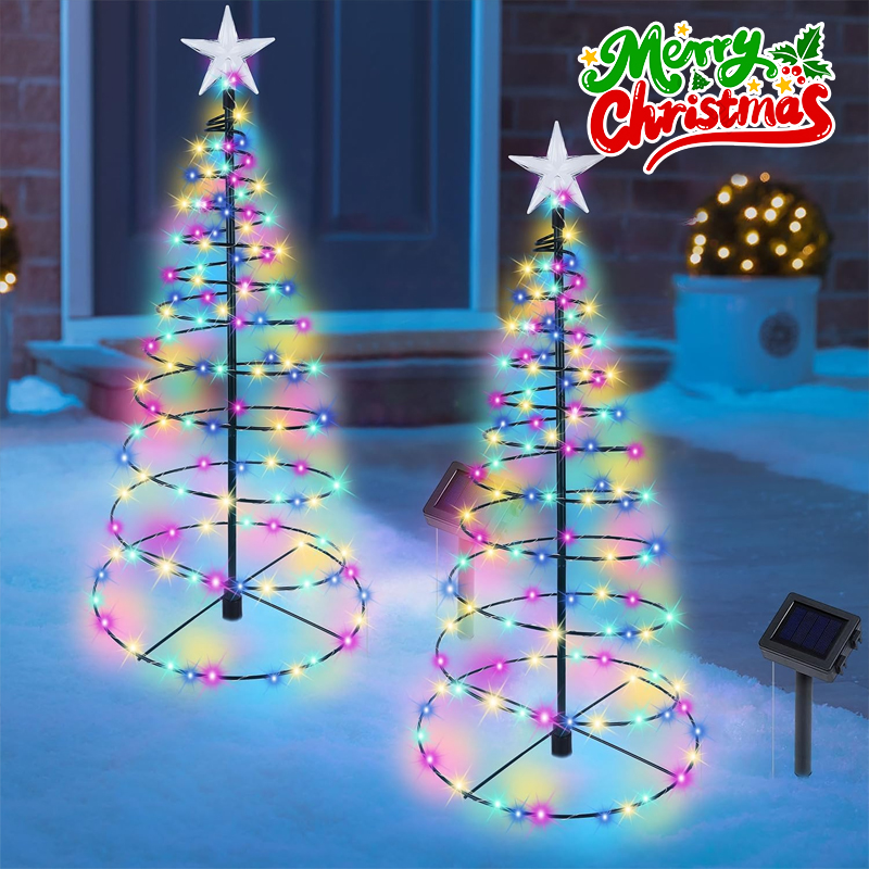 태양광 크리스마스 트리 LED 조명, 따뜻한 백색광,  - Outdoor Power For Christmas Lights 리뷰 및 가격