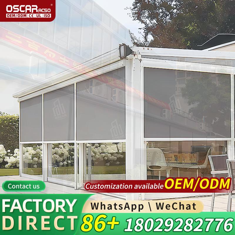 야외 현관 키트 맞춤형 녹색 컨테이너 태양광 발전 방수 - Outdoor Power Roller Shades 리뷰 및 가격