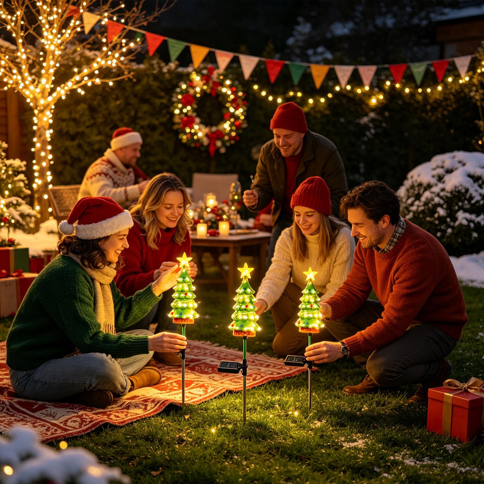 야외 크리스마스 트리 태양광 방수 LED 장식 표지판, - Outdoor Power For Christmas Lights 리뷰 및 가격